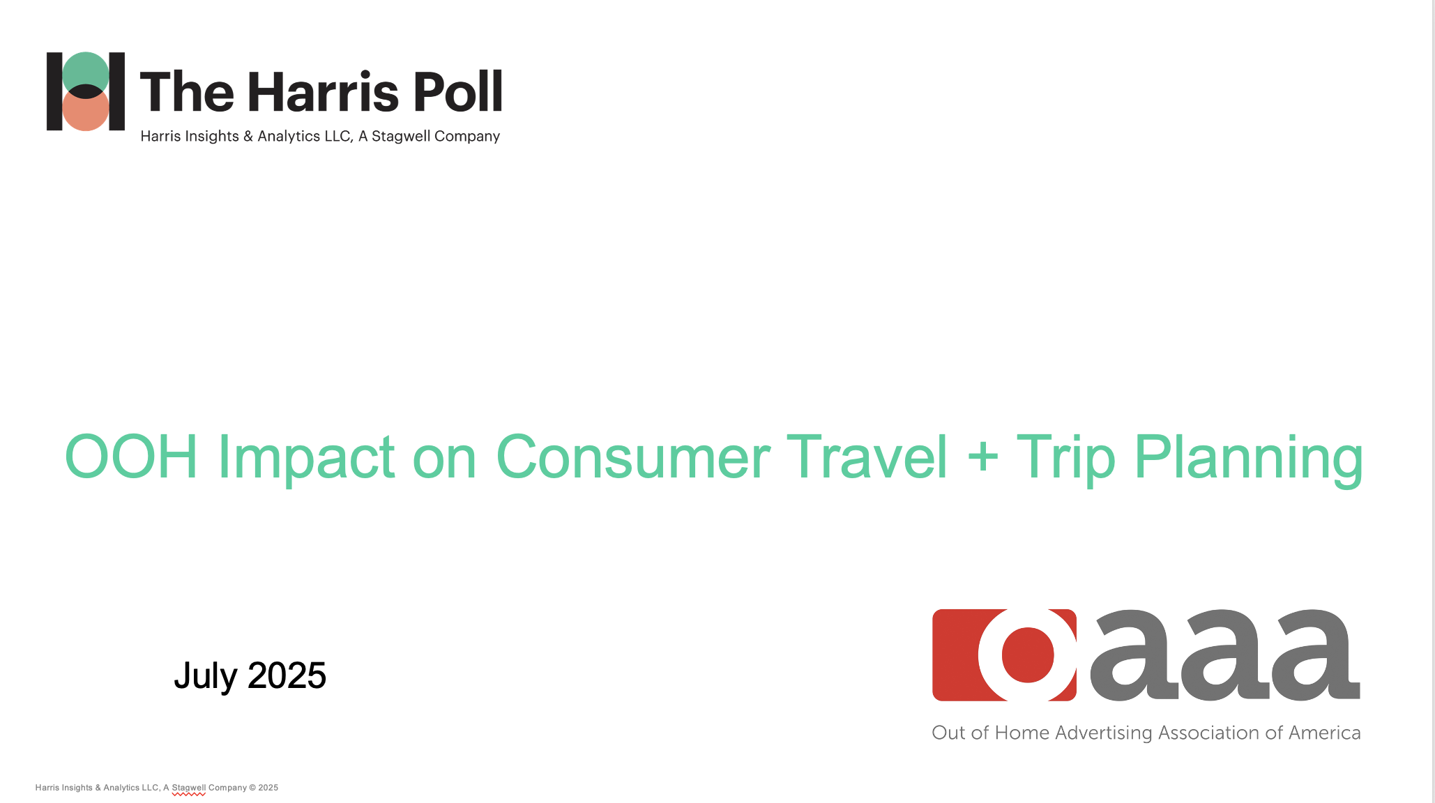 OOH Impact on Consumer Travel + Trip Planning